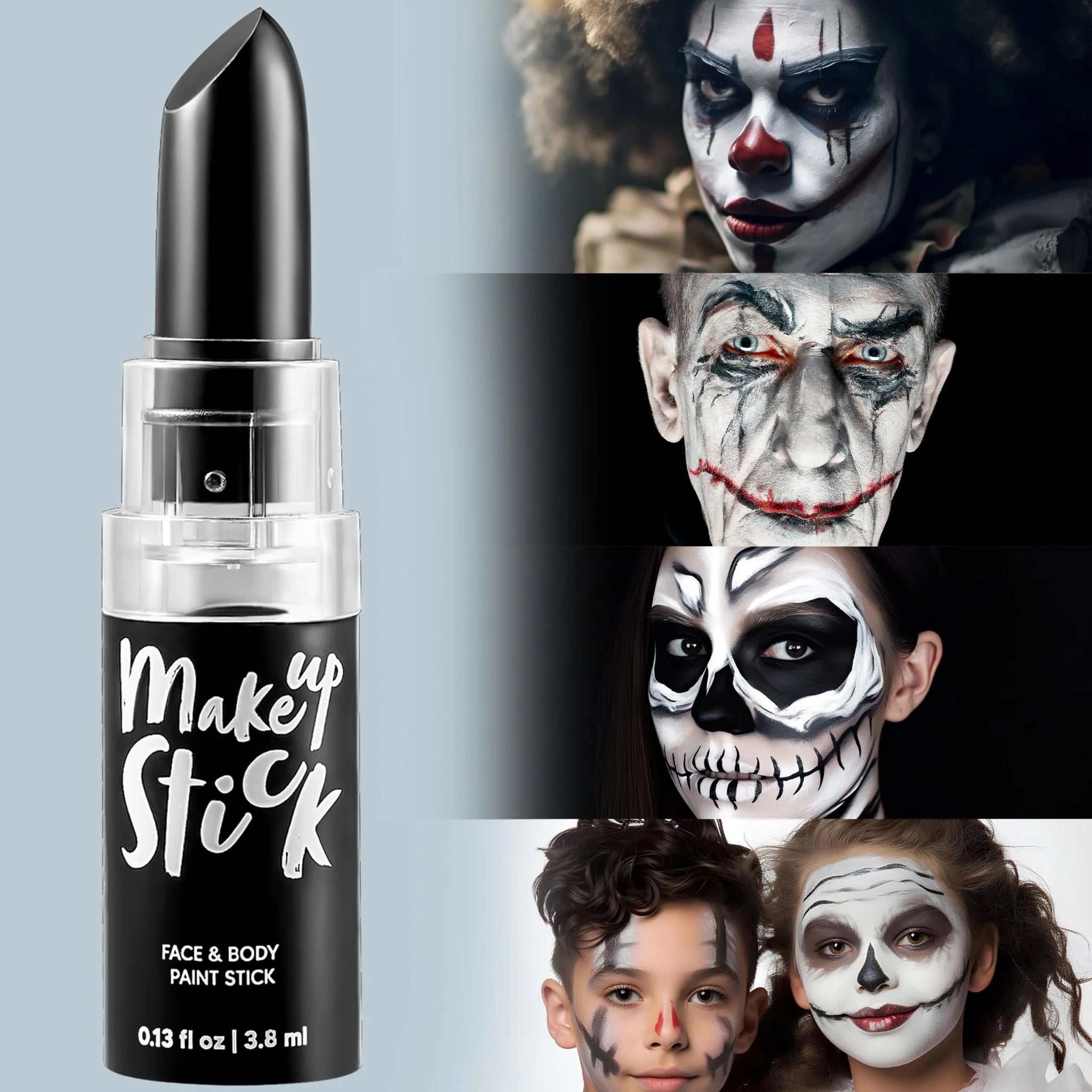 1 oz Black Face and Body Paint Stick