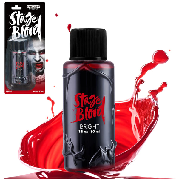 Halloween Fake Blood Makeup, 1 oz Stage Blood Bottle