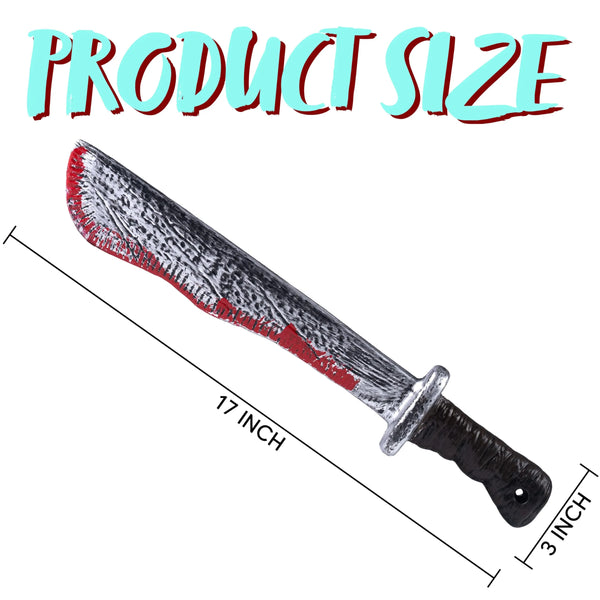 Halloween Fake Machete Prop, Plastic Machete Knife