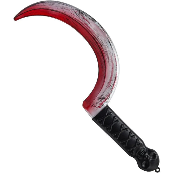 Halloween Fake Plastic Sickle Weapon Toy Accessories for Costume Party