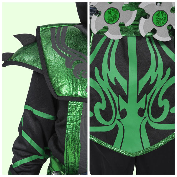 Halloween Green Ninja Costume for Kids