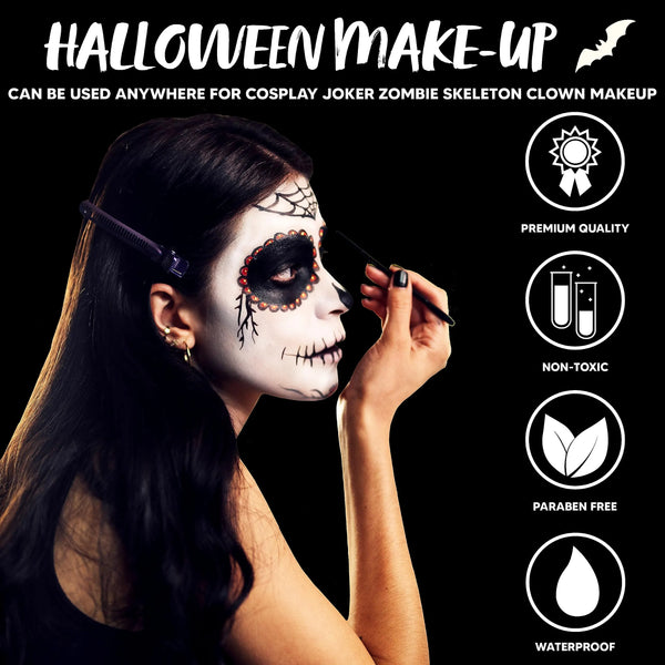 Halloween Makeup Kit for Adult and Kids, 5 Colors Bruise Makeup Palette