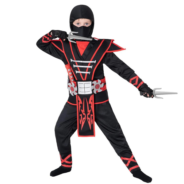 Halloween Ninja Backpack Weapon Toy Set for Kids Halloween Cosplay