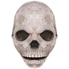 Halloween Skull Mask with Moving Jaw, Halloween Full Head Skull Mask