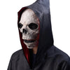 Halloween Skull Mask with Moving Jaw, Halloween Full Head Skull Mask
