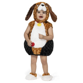 Halloween Todder Basset Hound Puppy Costume With Hood Booties