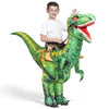 Inflatable Dinosaur Costume, Riding a Raptor Digital Printing Blow-up
