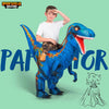 Inflatable Dinosaur Costume, Riding a Raptor Digital
