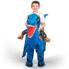 Inflatable Dinosaur Costume, Riding a Raptor Digital