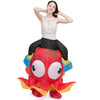 Inflatable Ride-On-Octopus Costume - Adult