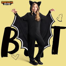 Kid Bat Costume Glow in the Dark, Bat Wings Costume