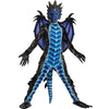 Spooktacular Creations Kids Black and Blue Dragon Wings and Mask Costume