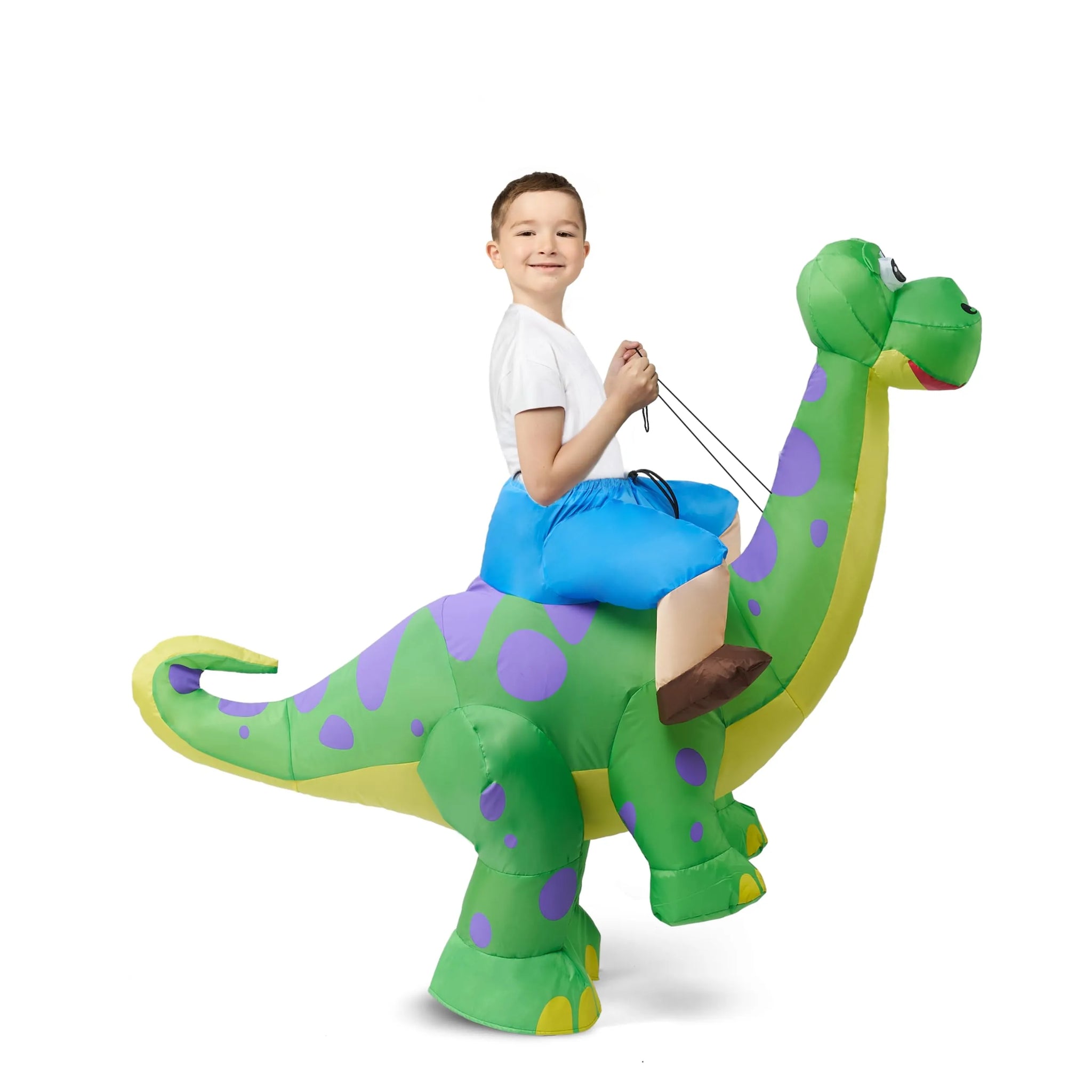 AirSuit Inflatable Dinosaur Diplodocus Costume for Kids | Size 120 to 150 cm | Heavy Duty Polyester - Comfortable to Wear | Inflation System Included AirSuit Inflatable Dinosaur Diplodocus Costume for Kids | Size 120 to 150 cm | Heavy Duty Polyester - Comfortable to Wear | Inflation System Included