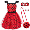Kids Ladybug Costume, Ladybug Tutu Dress for Girls