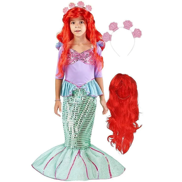 Kids Mermaid Princess Costume