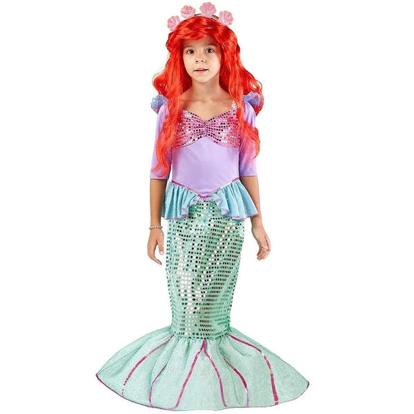Kids Mermaid Princess Costume