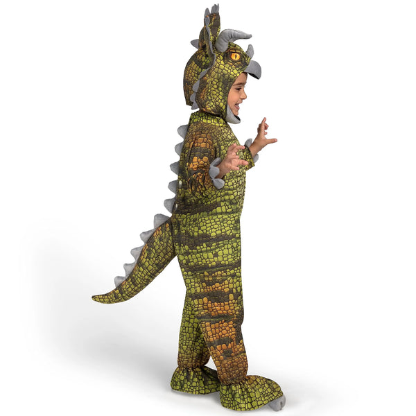 Kids Realistic Triceratops Dinosaur Costume For Boy Halloween Party kids-realistic-triceratops-dinosaur-costume-for-boy-halloween-party