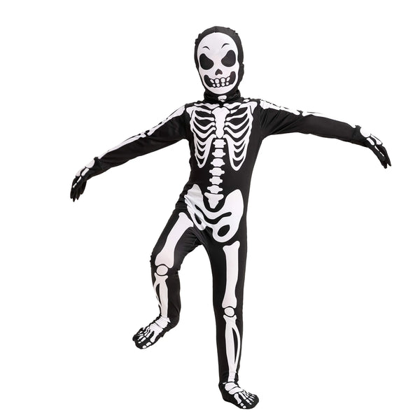 Kids Skeleton Costume, Unisex Glow in the Dark