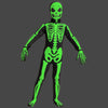 Kids Skeleton Costume, Unisex Glow in the Dark