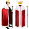 King Costume Set for Kids, Adult, Medieval Royal Lord Farquaad Costume