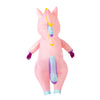 Inflatable Pink Rainbow Unicorn Costume