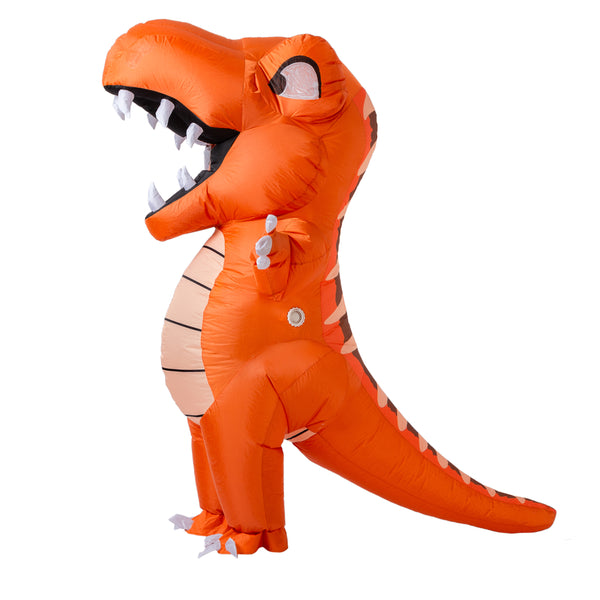 Inflatable Animated Orange Dinosaur Costume Cosplay