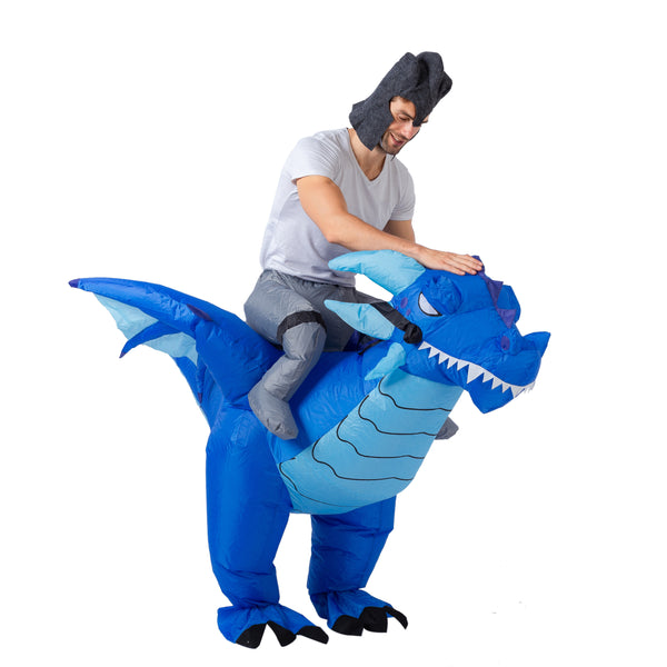 Inflatable  Ride-On Ice Dragon Costume Cosplay