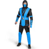 Men Blue Ninja Costume Set for Adult Halloween