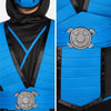 Men Blue Ninja Costume Set for Adult Halloween