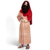 Mens Jesus Christ Robe with Wig, Beard, Shawl, Belt Set for Adult