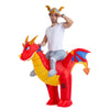 Inflatable Ride-On Fire Dragon Costume - Adult