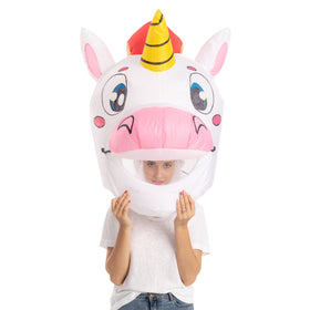 Unicorn Bobble Head Inflatable Costume - Adult