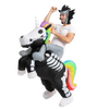 Skeleton Unicorn Ride-On Inflatable Costume - Adult