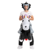 Skeleton Unicorn Ride-On Inflatable Costume - Adult