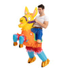 Llama Inflatable Ride-On Dress Costume - Adult