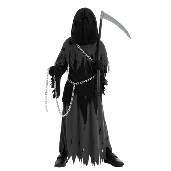 Spooktacular Creations Child Unisex Glowing Eyes Grim Reaper Costume