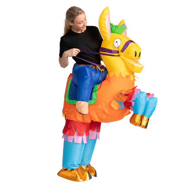 Llama Inflatable Ride-On Dress Costume - Adult