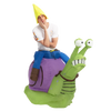 Gnome Ride-On Snail Inflatable Costume