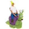 Gnome Ride-On Snail Inflatable Costume