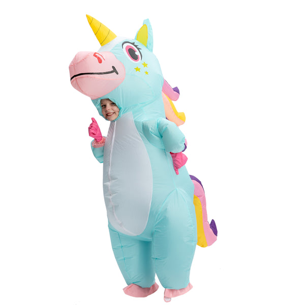 inflatable ride a unicorn costume Costume - Child