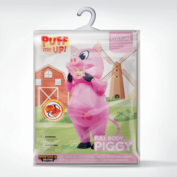 Piggy Full Body Inflatable Costume For Adult and Kids