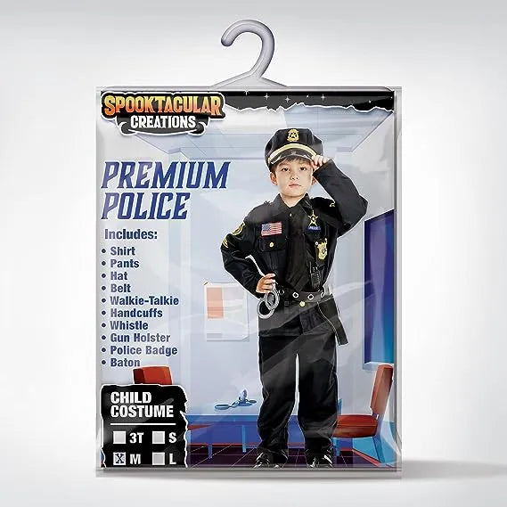 Police Costume for Kids, Cop Costume Outfit Set