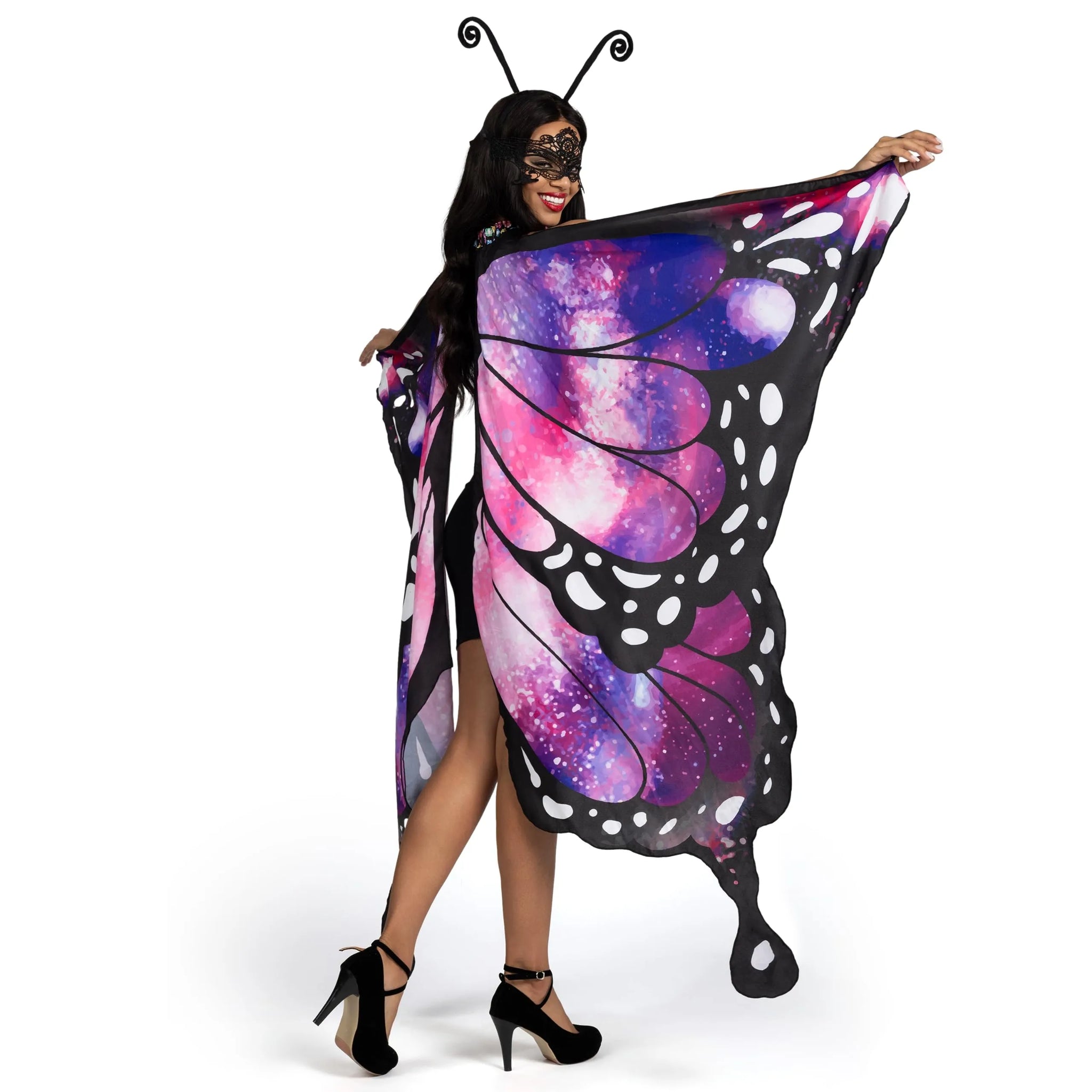 purple butterfly dress up Girls Butterfly Purple Dance Costume Fairy Wing Set with Sparkle Wings Tutu and Wand