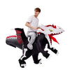 Ride-on Cool Skeleton Dragon Infltable Costume