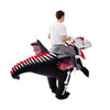 Ride-on Cool Skeleton Dragon Infltable Costume
