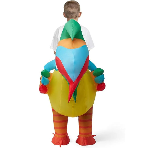Ride-on Rooster Inflatable Costume