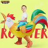 Ride-on Rooster Inflatable Costume