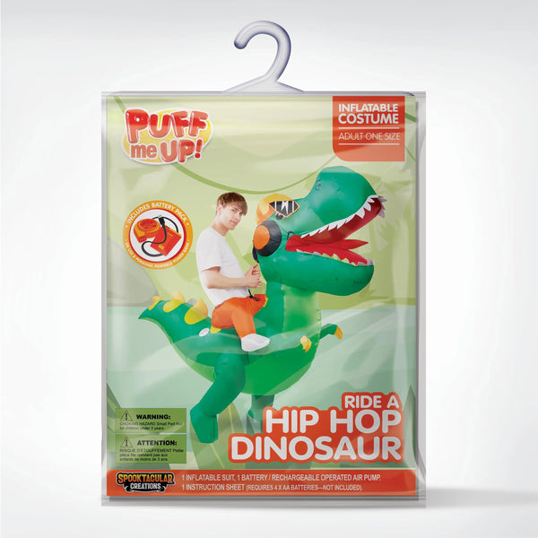 Inflatable Costume Riding a Hip-hop Dinosaur T-rex