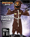 Scary Scarecrow Pumpkin Bobble Head Costume Pumpkin Halloween Mask XXL