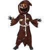 Scary Scarecrow Pumpkin Bobble Head Costume Pumpkin Halloween Mask XXL